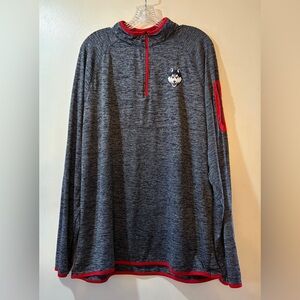 UConn Huskies Athletic Quarter Zip Colosseum Men’s Sz Large